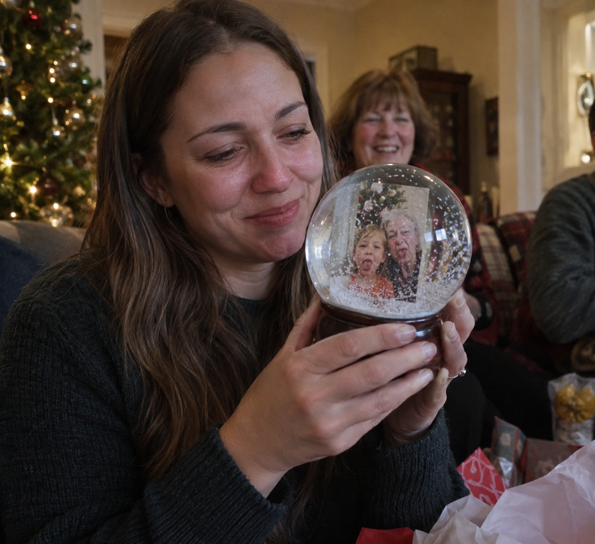 Snow Globe: personalized photo lifestyle example 2