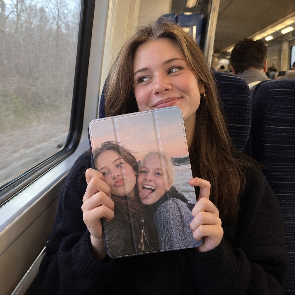 Tablet Folio Case: personalized photo lifestyle example 2