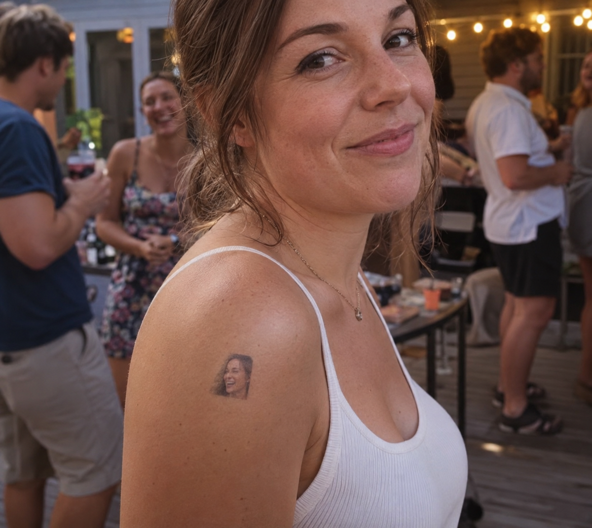 Temporary Tattoos: personalized photo lifestyle example 2
