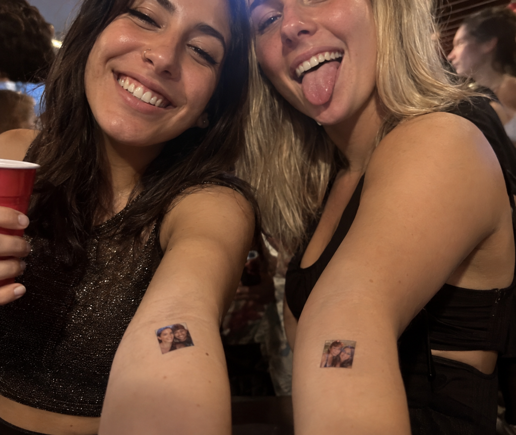 Temporary Tattoos: personalized photo lifestyle example 3