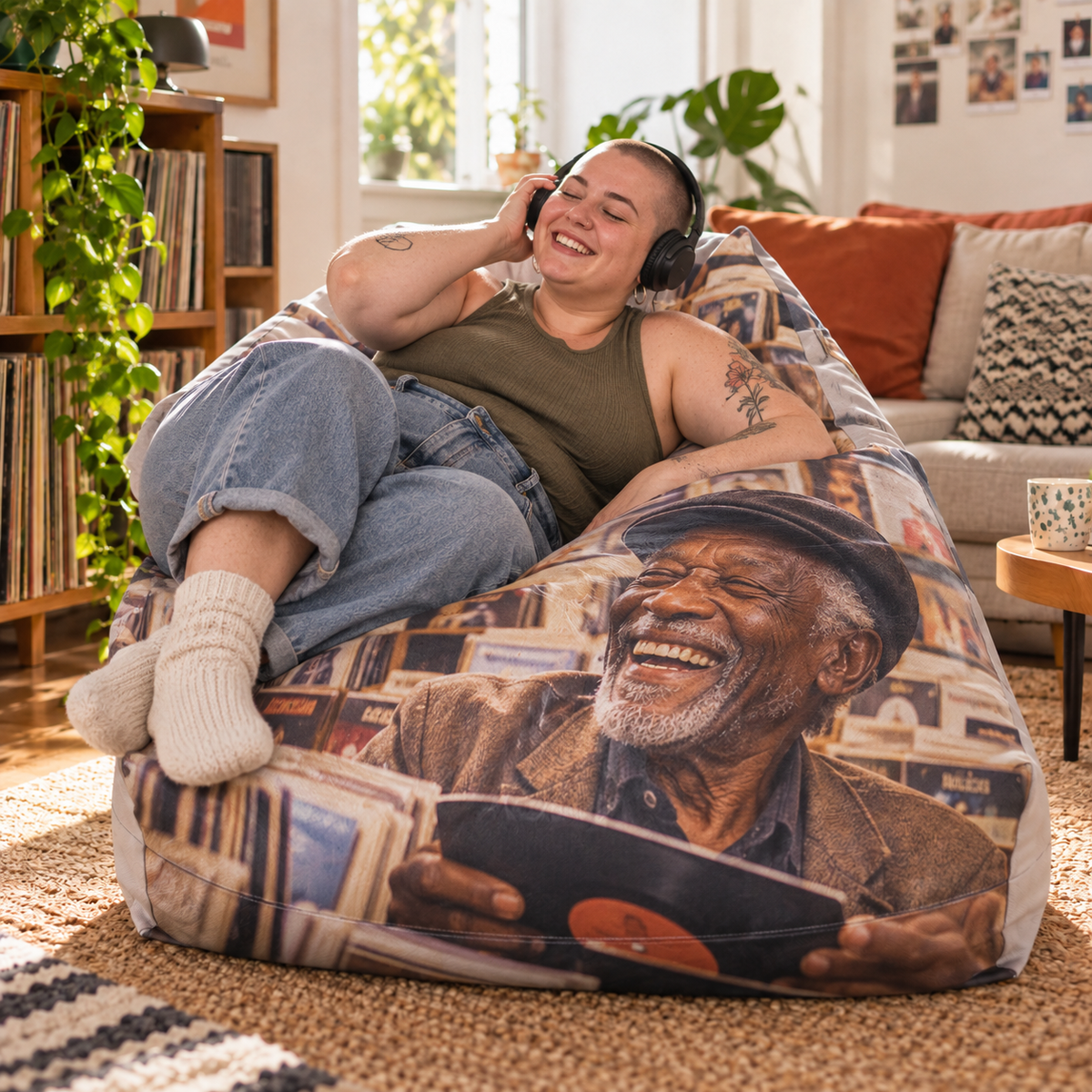 Sheloves personalized hero · Bean Bag Chair Cover · batch-002 · audit-20260916