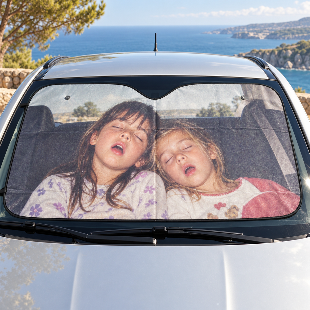 Sheloves personalized hero · Car Sun Shade · batch-001