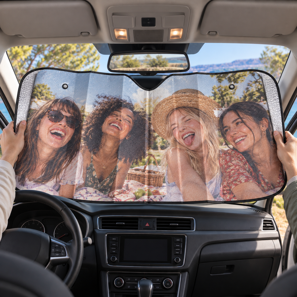 Sheloves personalized hero · Car Sun Shade · batch-001 · audit-20260916