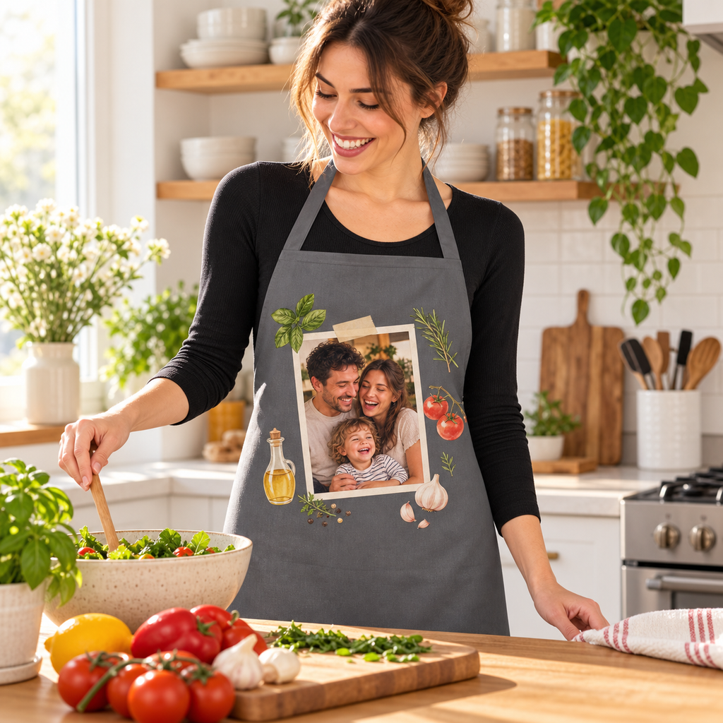 Sheloves personalized hero · Custom Cotton Apron · batch-006