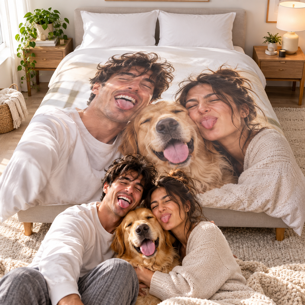 Sheloves personalized hero · Custom Photo Duvet Cover · batch-003