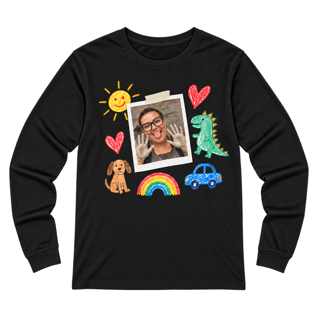 Sheloves catalog packshot · Designed by You Long Sleeve T Shirt · packshot-20260918