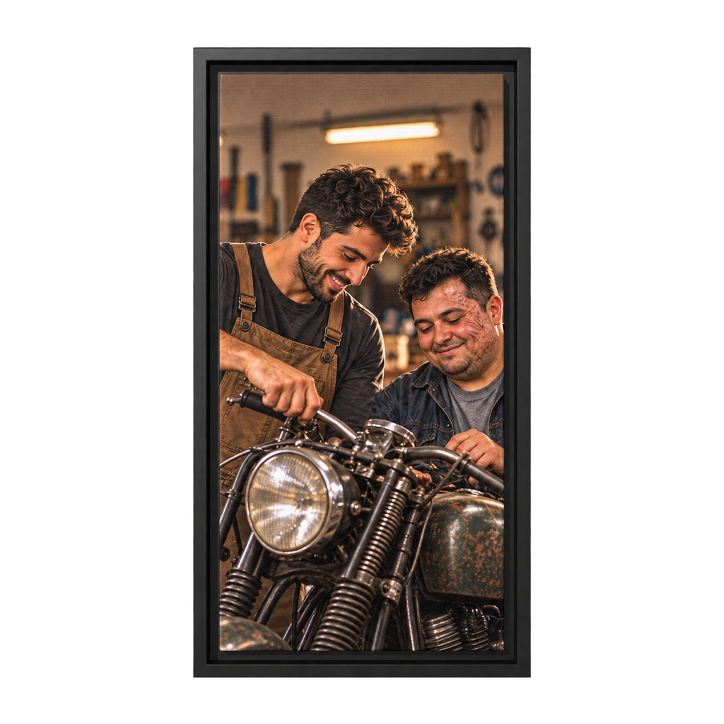 Sheloves catalog packshot · Framed Memory Canvas · packshot-20260918