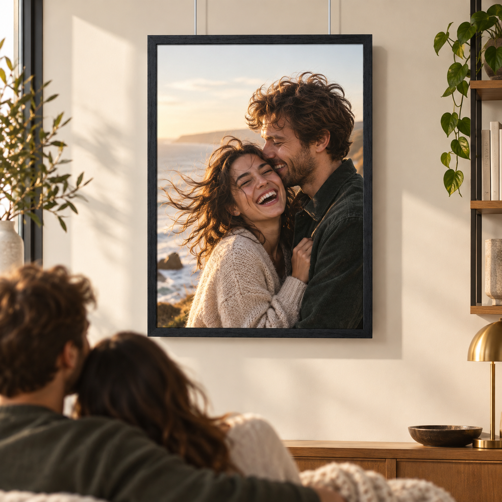 Sheloves personalized hero · Frame the Moment Poster · batch-011