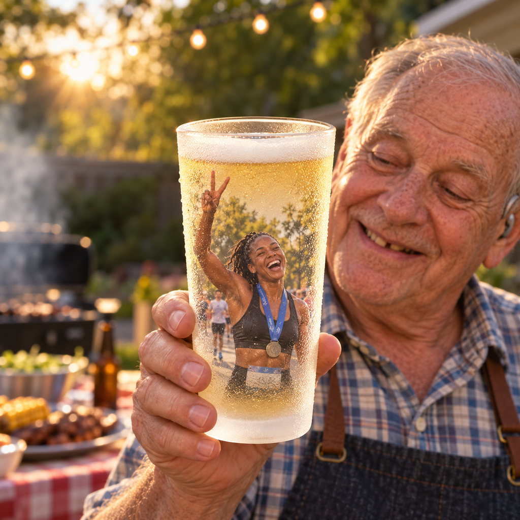 Sheloves personalized hero · Frosted Cheers Pint Glass · batch-004 · audit-20260916