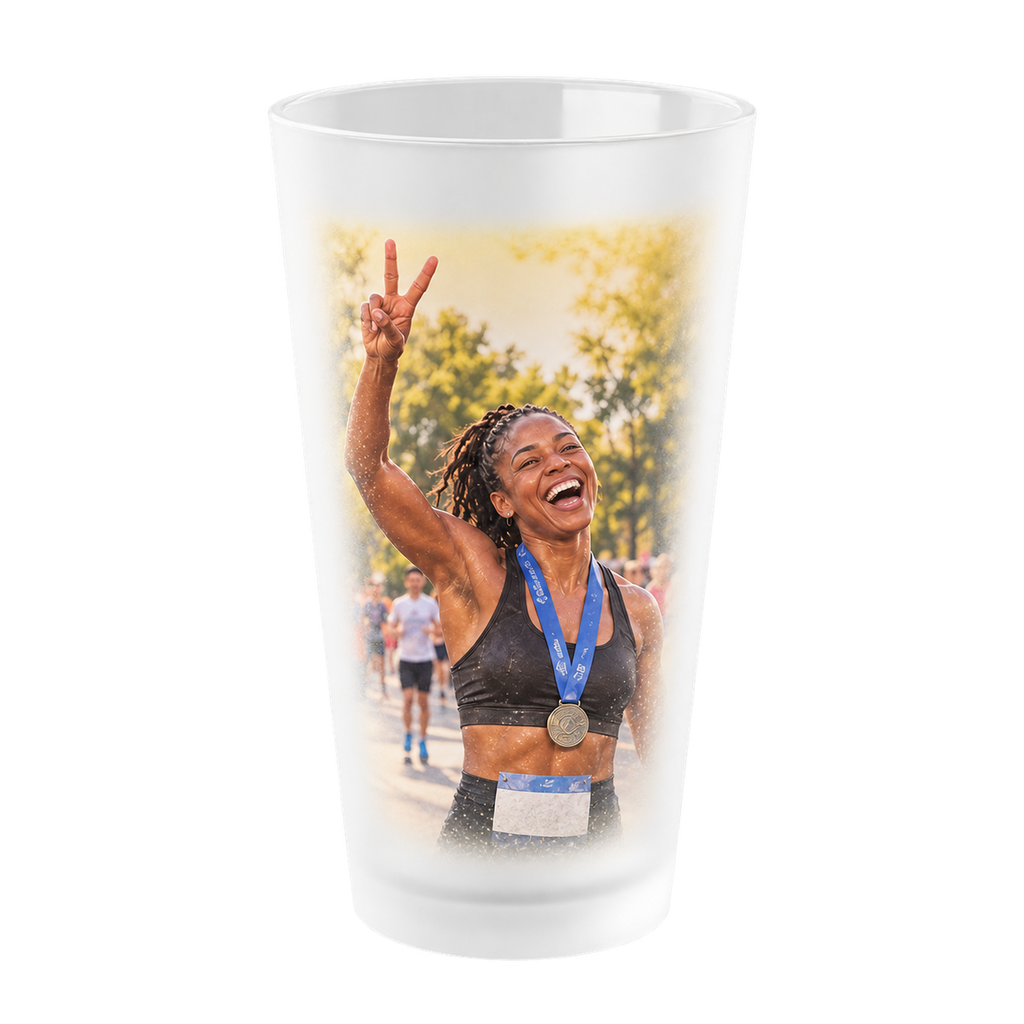 Sheloves catalog packshot · Frosted Cheers Pint Glass · packshot-20260918