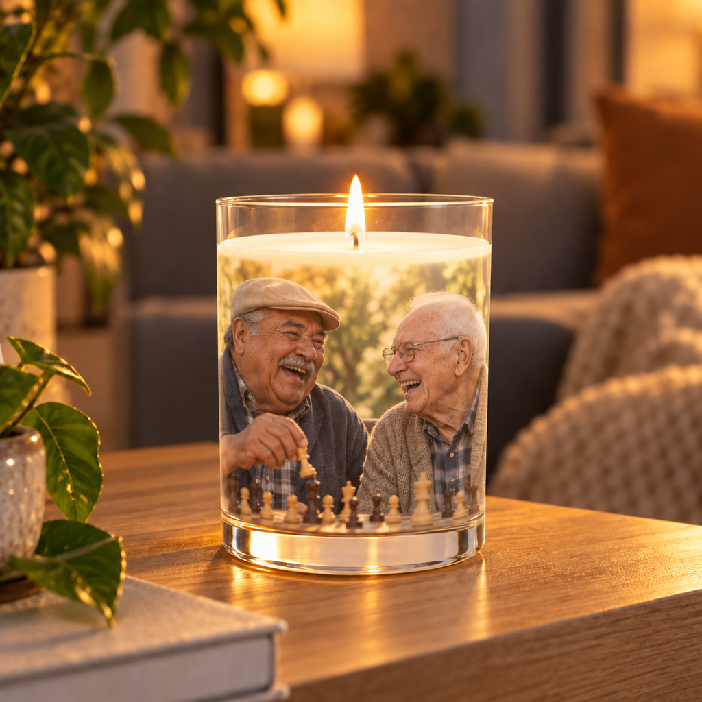 Sheloves personalized hero · Full Glass Scented Candle · batch-005 · audit-20260916