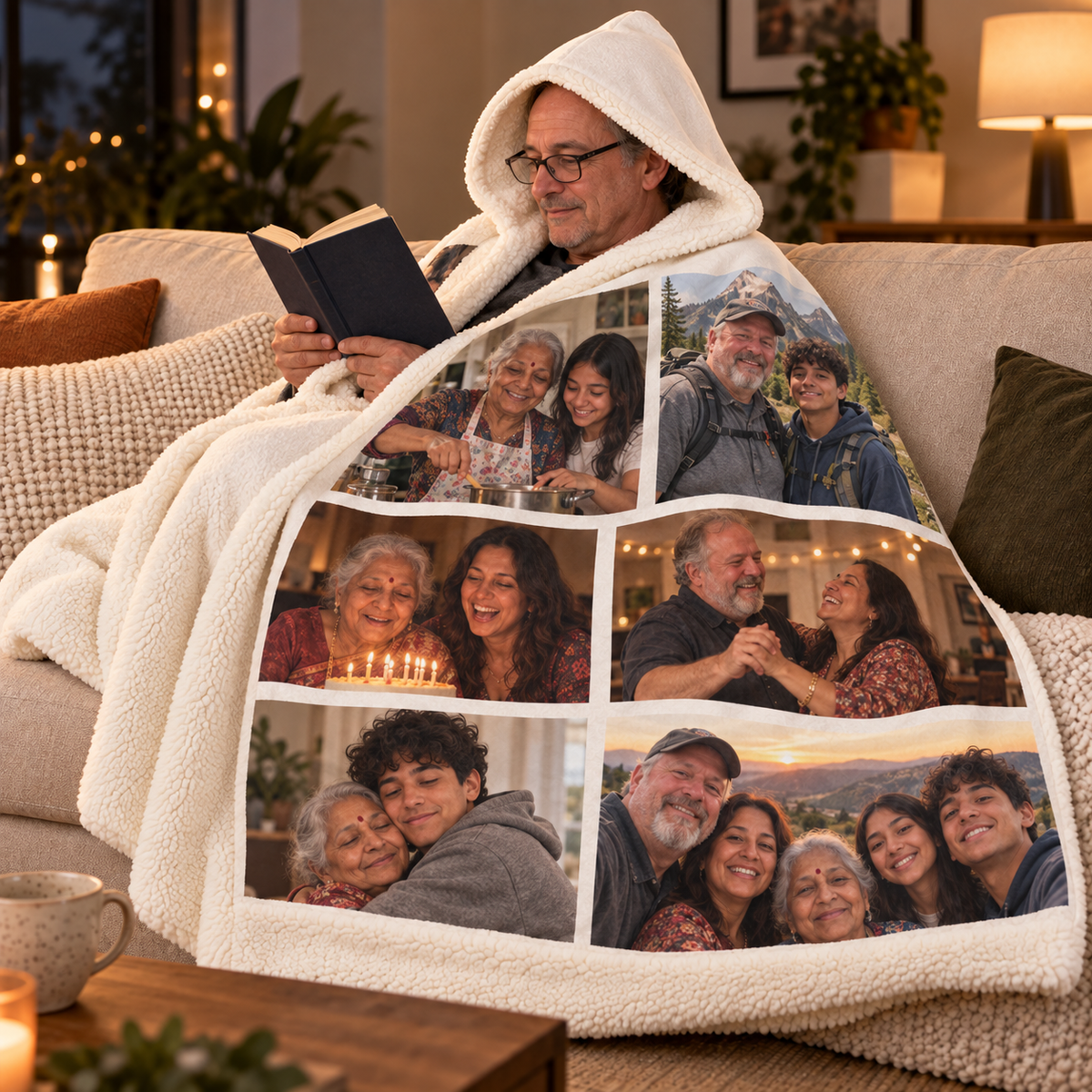Sheloves personalized hero · Hooded Sherpa Blanket · batch-009 · audit-20260916
