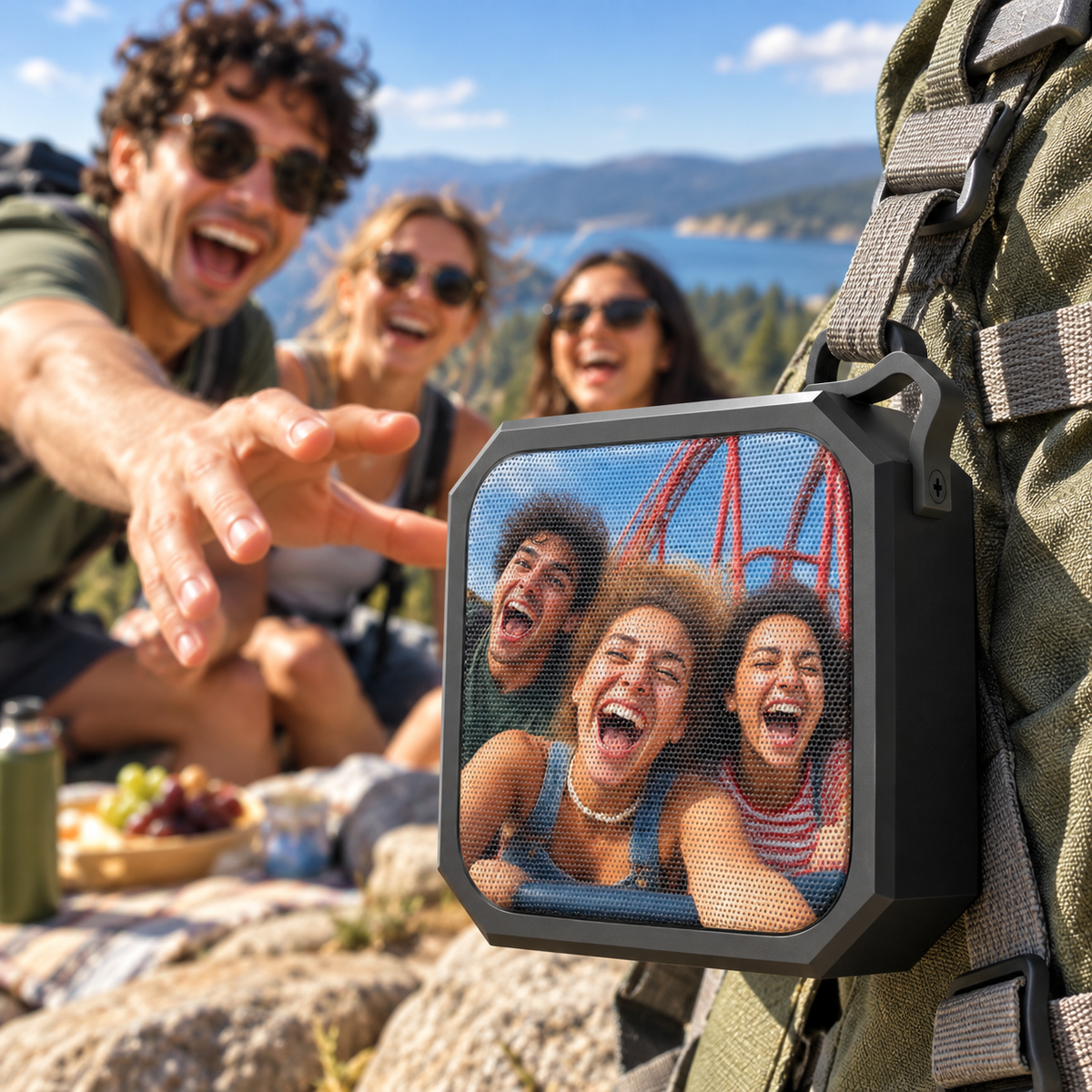 Sheloves personalized hero · Outdoor Bluetooth Speaker · batch-002