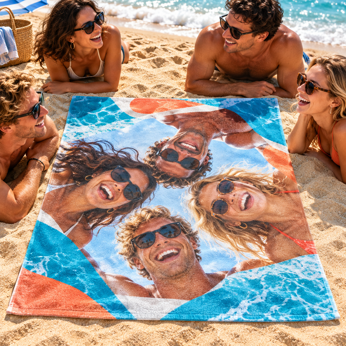 Sheloves personalized hero · Personalized Beach Towel · batch-012