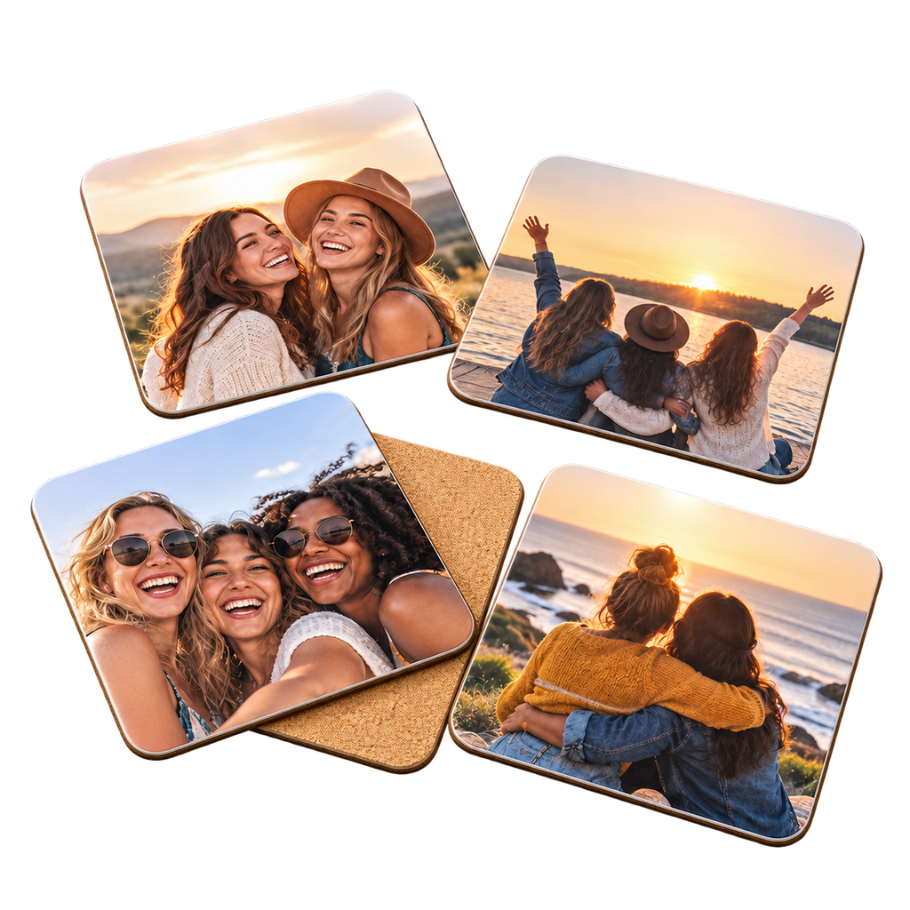 Sheloves catalog packshot · Personalized Cork Coaster Set · packshot-20260918