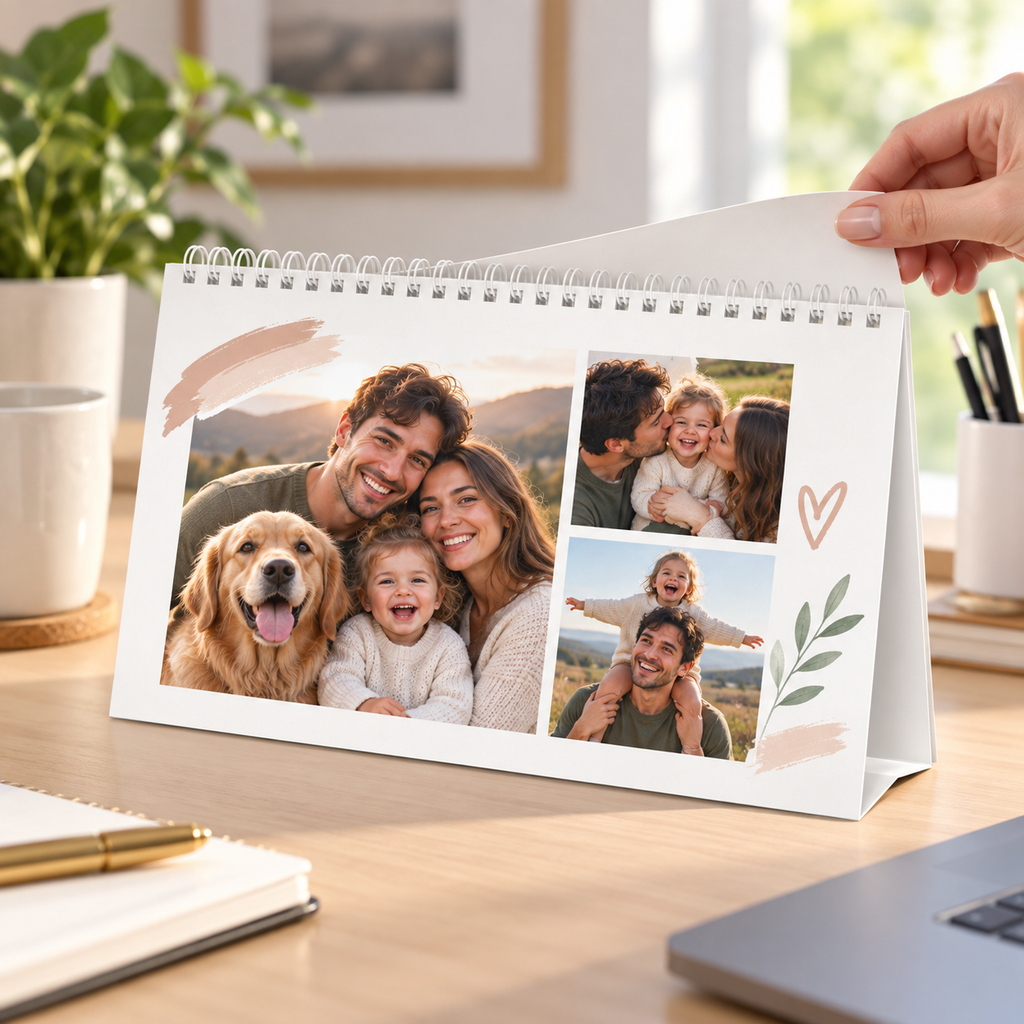 Sheloves personalized hero · Personalized Desk Calendar · batch-009