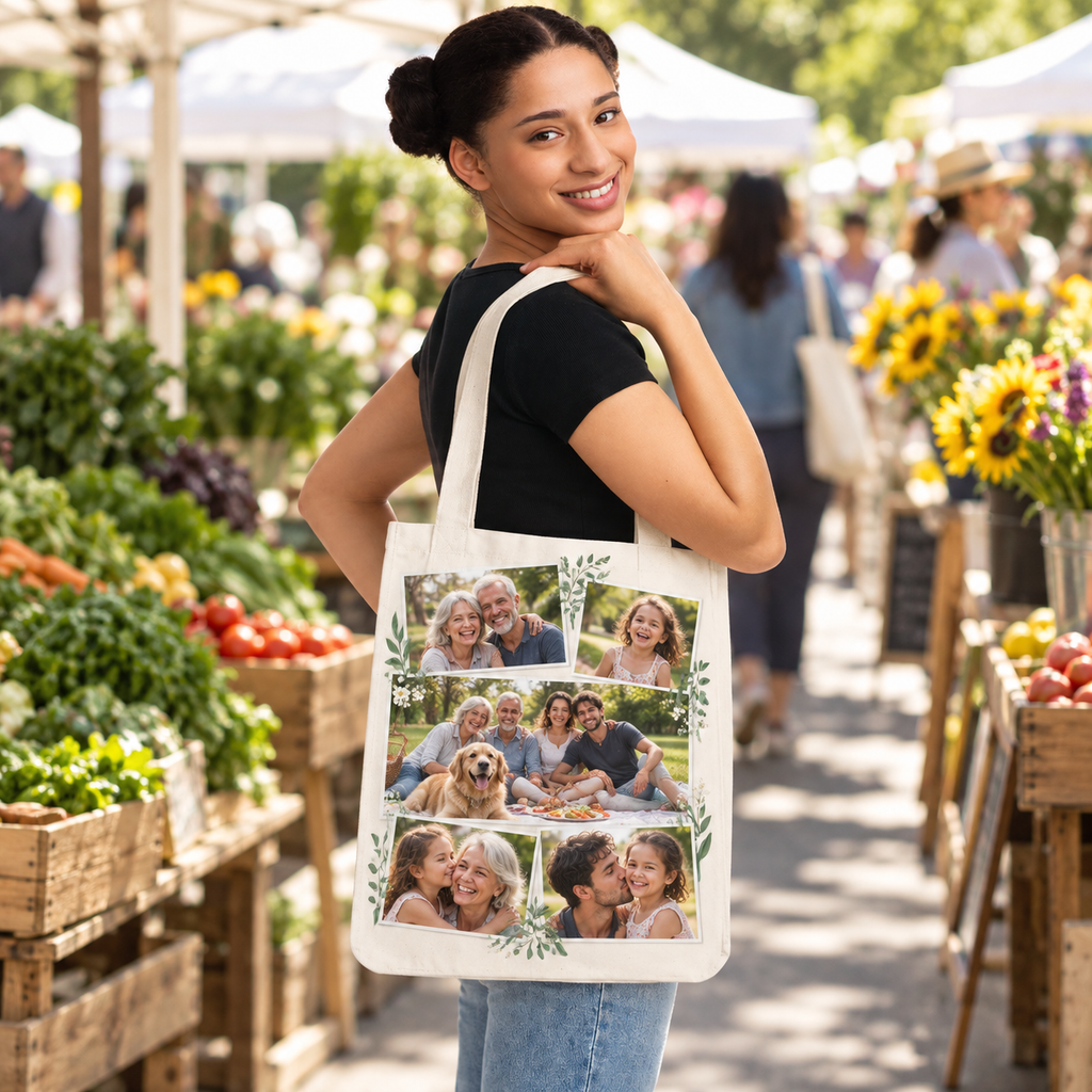 Sheloves personalized hero · Personalized Organic Canvas Tote Bag · batch-009