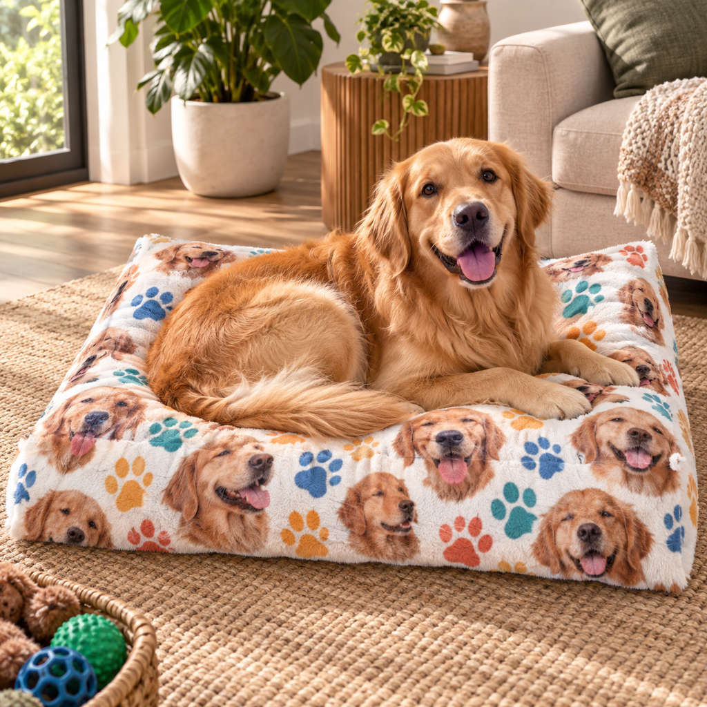 Sheloves personalized hero · Personalized Pet Bed · batch-012