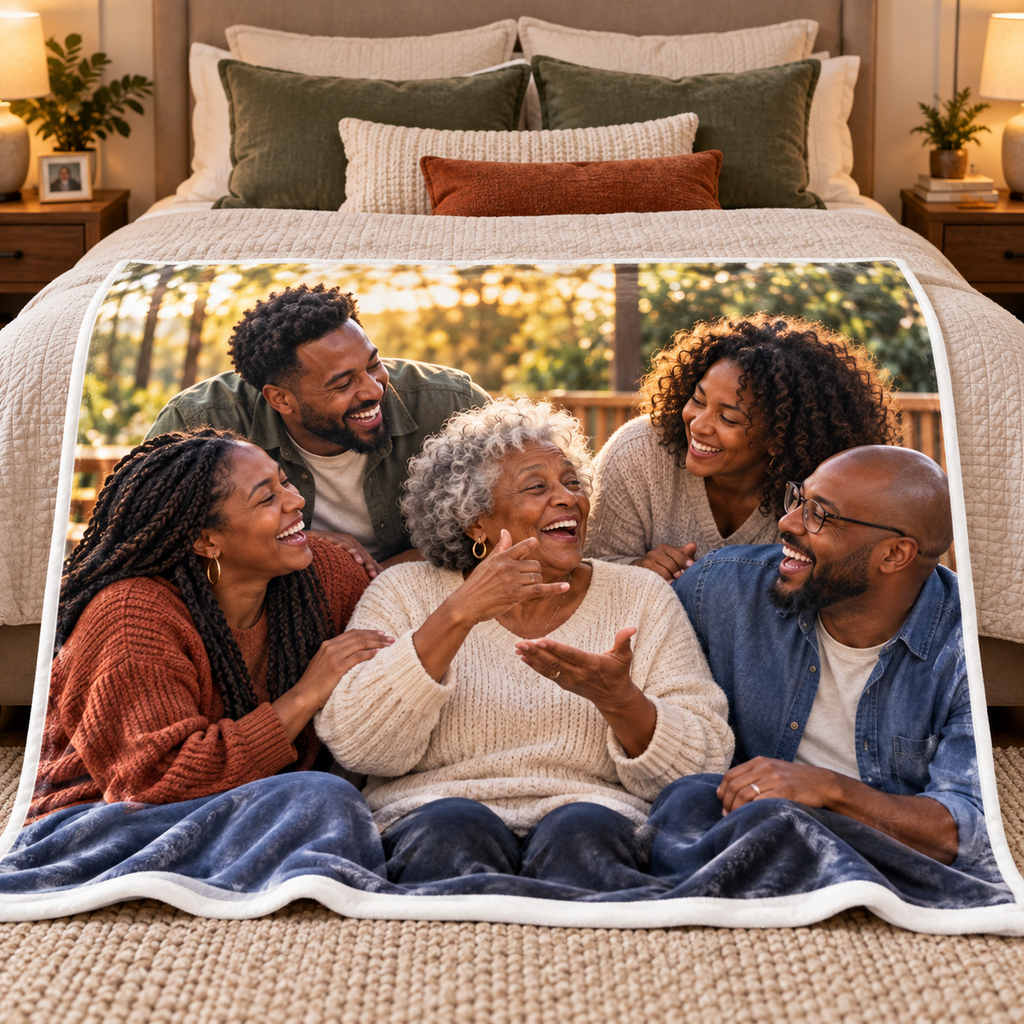 Sheloves personalized hero · Personalized Velveteen Plush Blanket · batch-011 · audit-20260916
