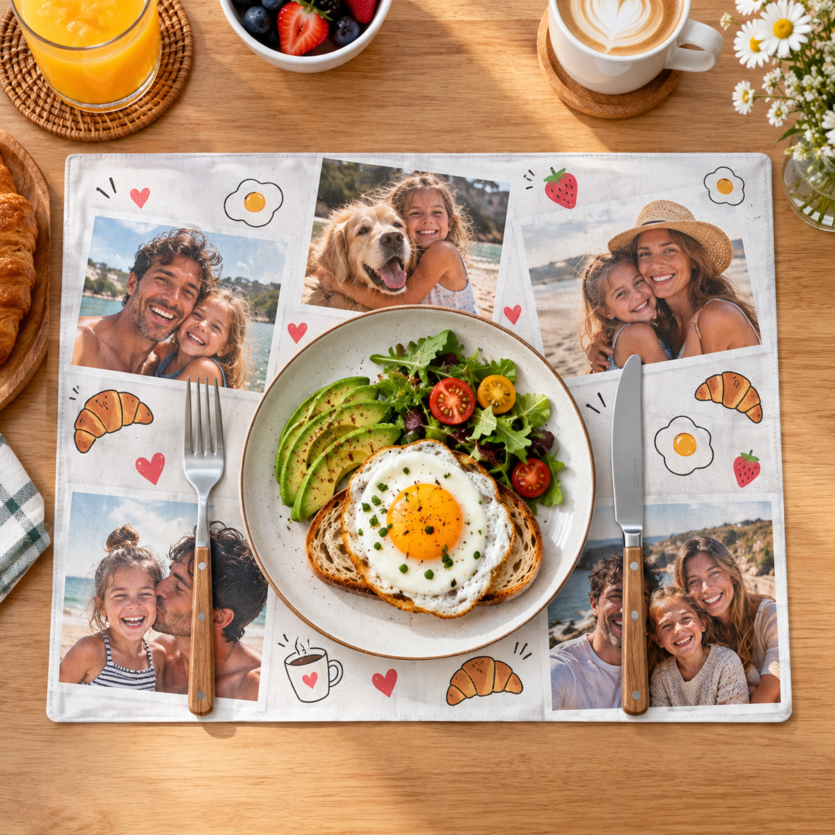 Sheloves personalized hero · Photo Placemat · batch-007