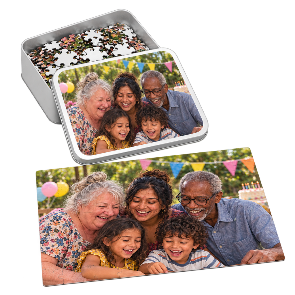 Sheloves catalog packshot · Photo Puzzle in a Tin · packshot-20260918