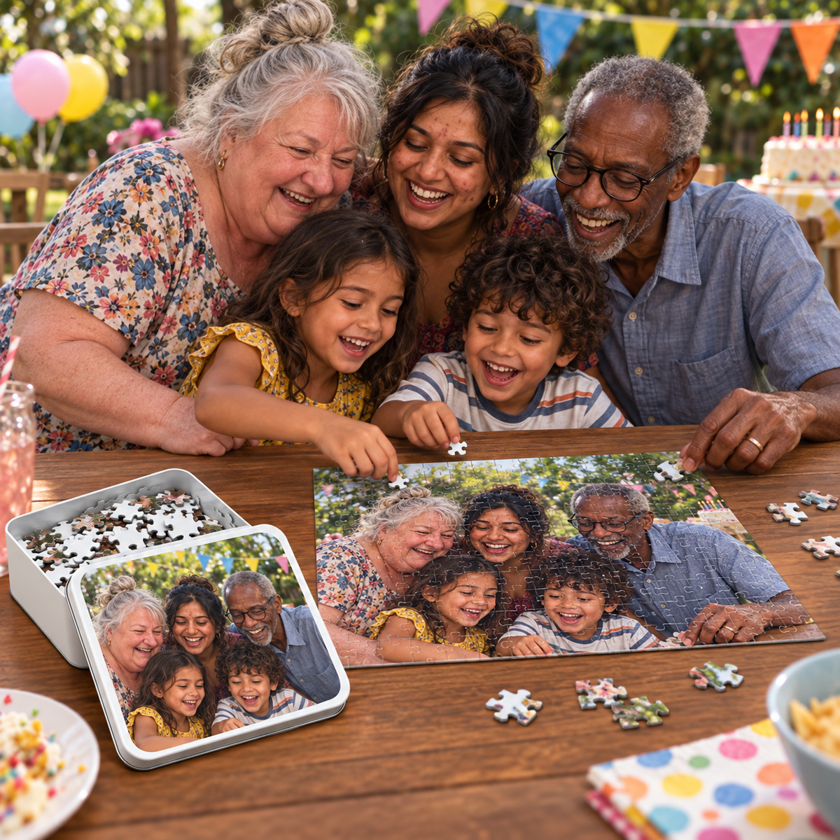 Sheloves personalized hero · Photo Puzzle in a Tin · batch-007 · audit-20260916