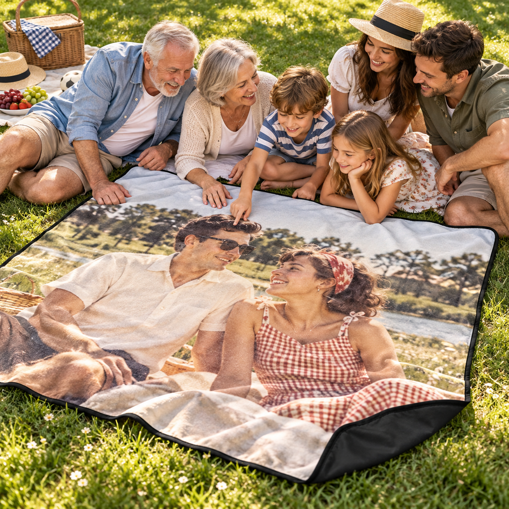 Sheloves personalized hero · Picnic Day Blanket · batch-004