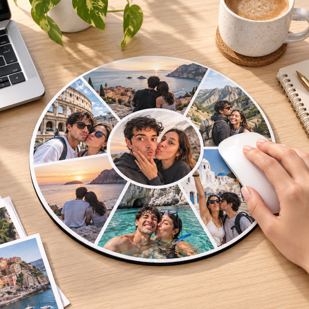 Sheloves personalized hero · Round Mouse Pad · batch-007