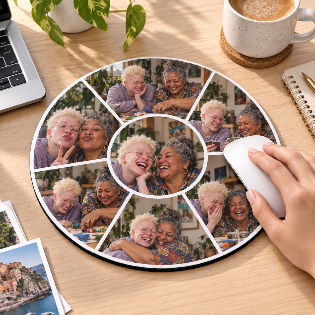 Sheloves personalized hero · Round Mouse Pad · batch-007 · audit-20260916