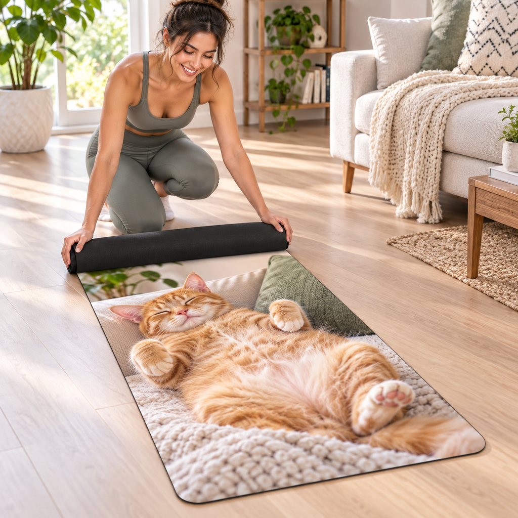 Sheloves personalized hero · Rubber Yoga Mat · batch-002