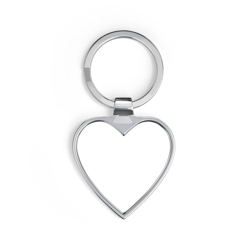 Personalized Heart Keychain — front