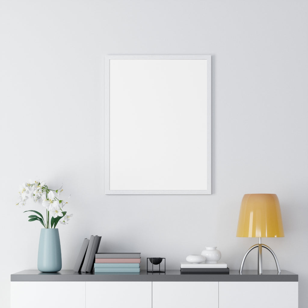 Personalized Framed Portrait Poster — front