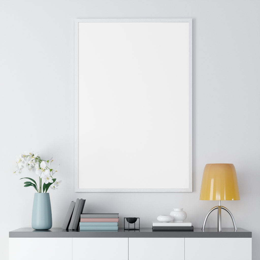 Personalized Framed Portrait Poster — front
