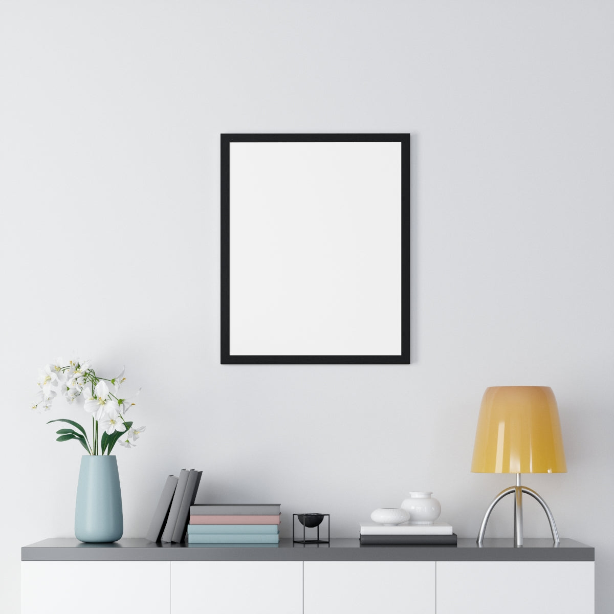 Personalized Framed Portrait Poster — front