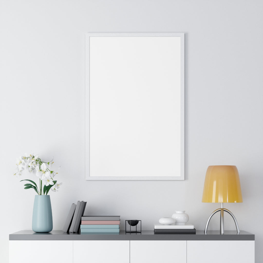Personalized Framed Portrait Poster — front