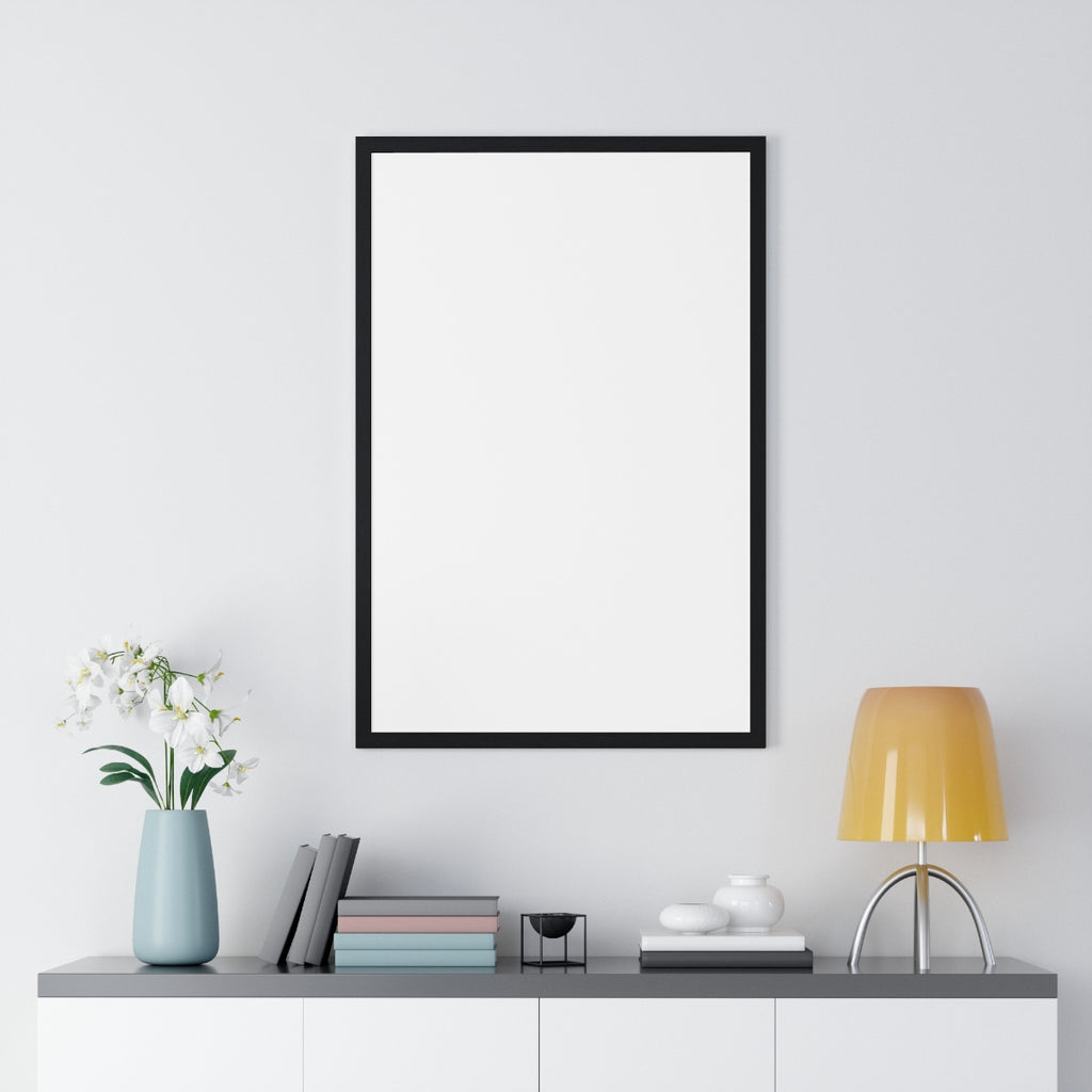 Personalized Framed Portrait Poster — front