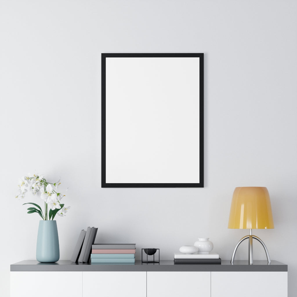 Personalized Framed Portrait Poster — front