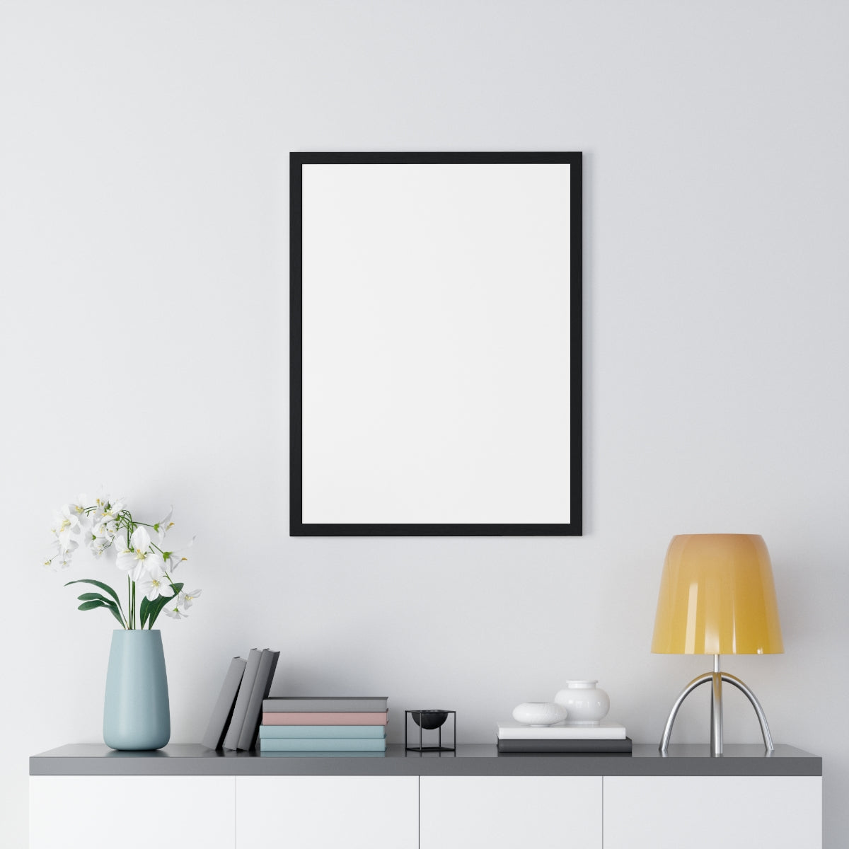 Personalized Framed Portrait Poster — front