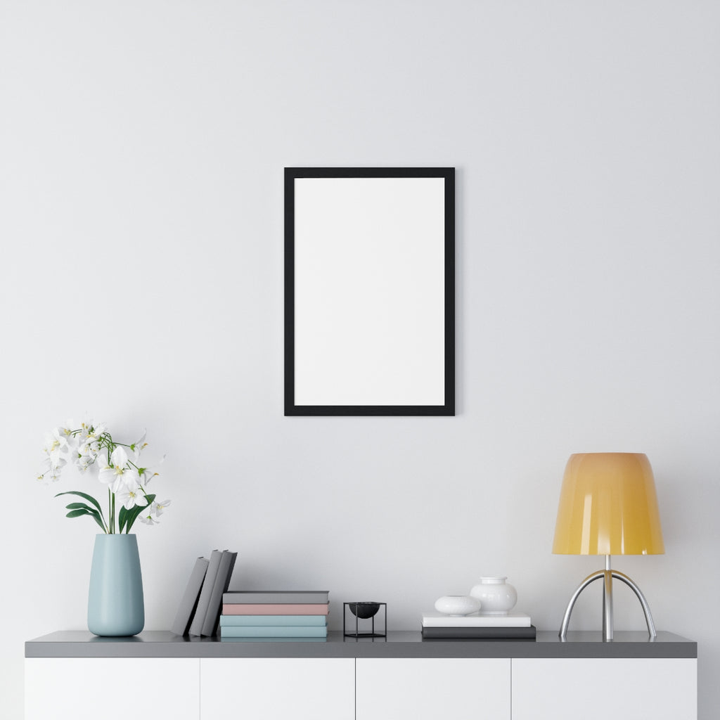Personalized Framed Portrait Poster — front