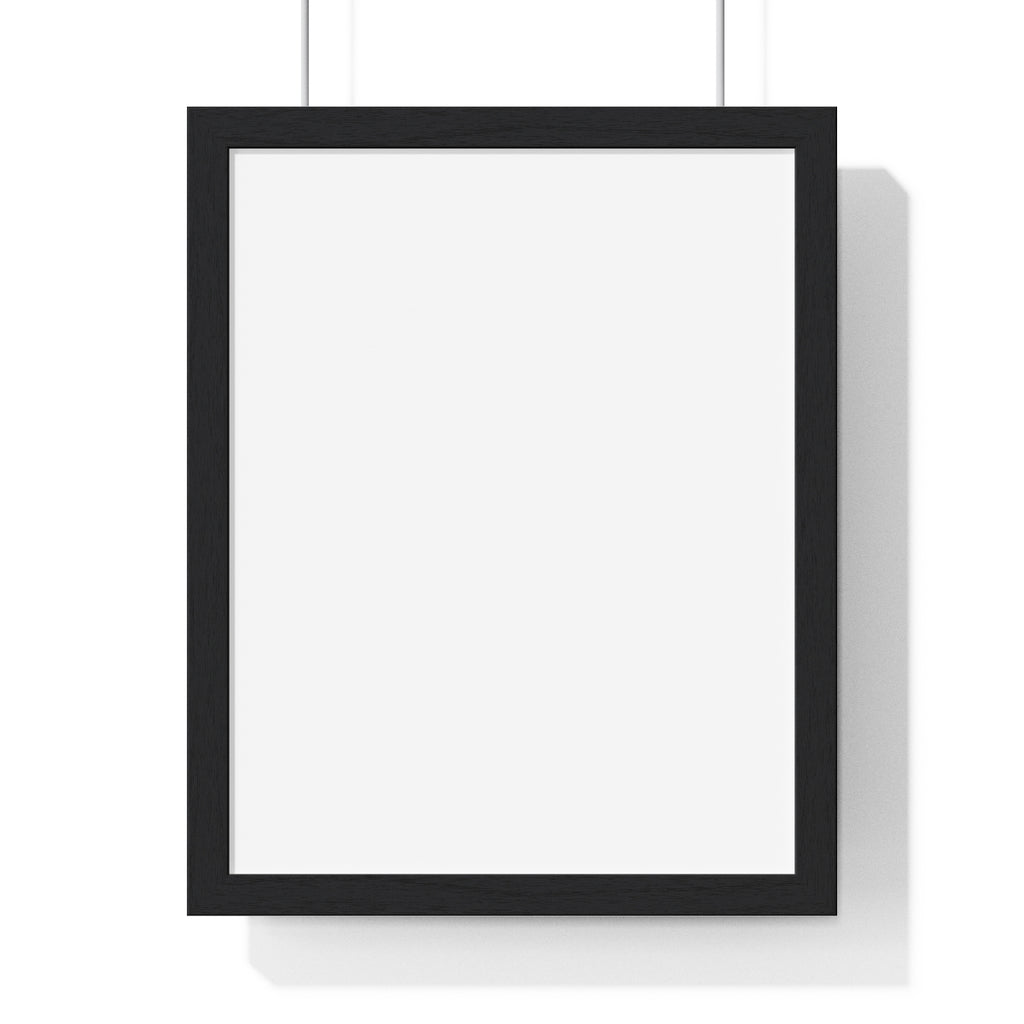 Personalized Framed Portrait Poster — front