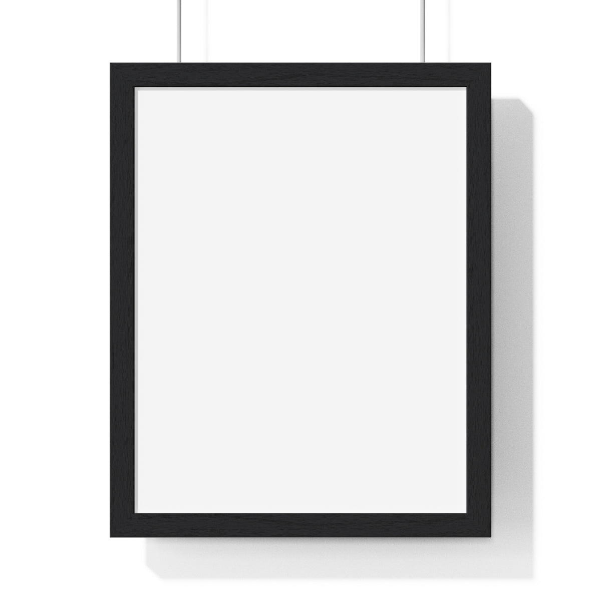 Personalized Framed Portrait Poster — front