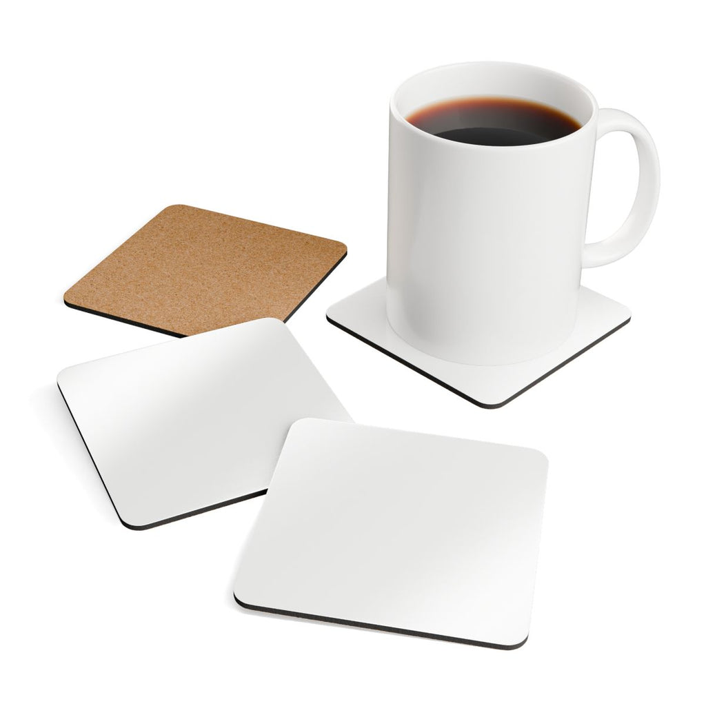 Personalized Cork Coaster Set — front