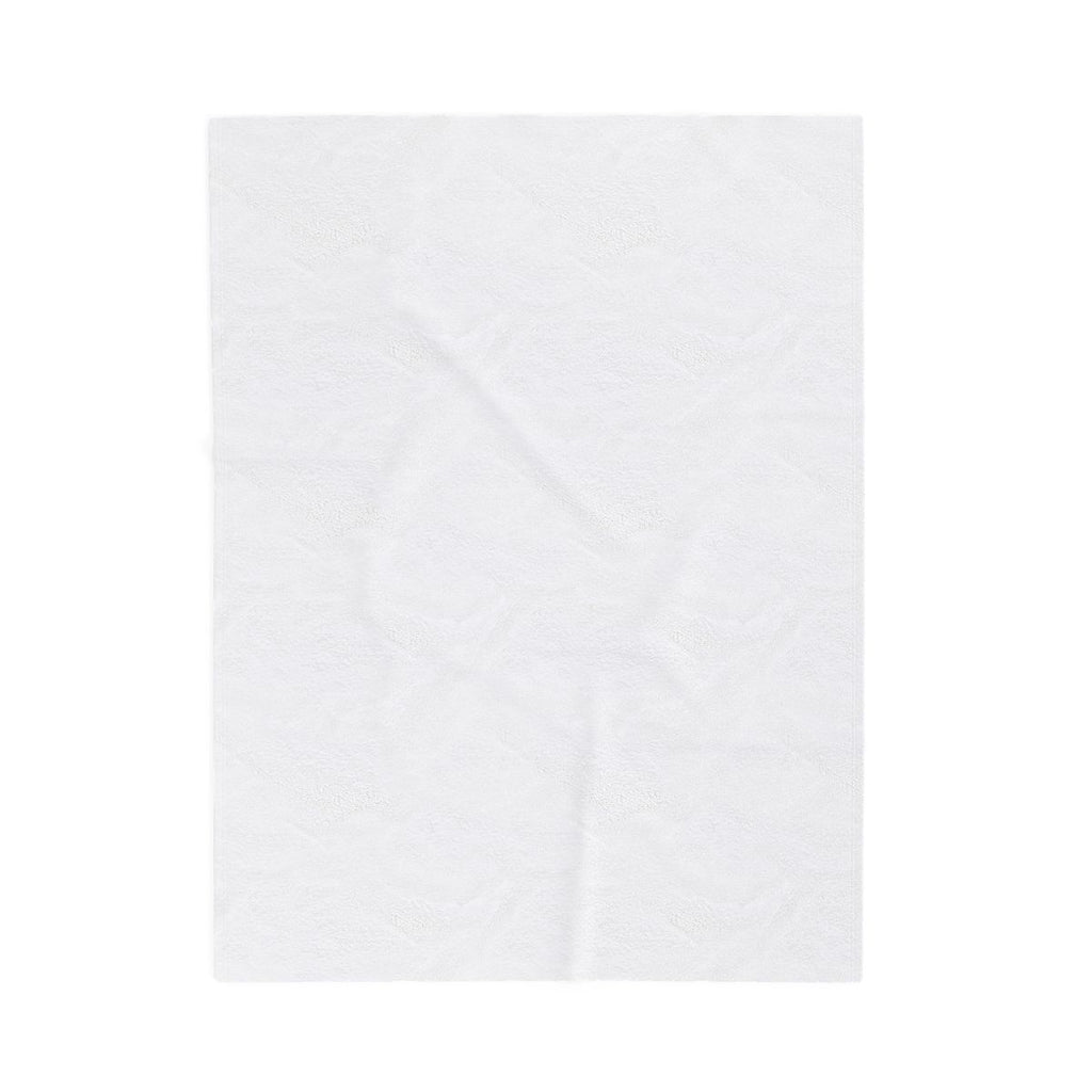 Personalized Velveteen Plush Blanket — front