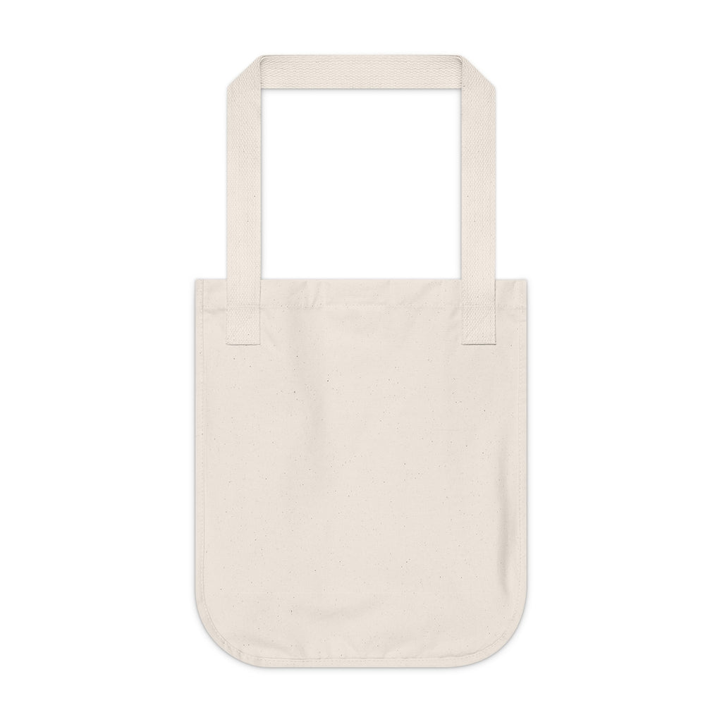 Personalized Organic Canvas Tote Bag — back
