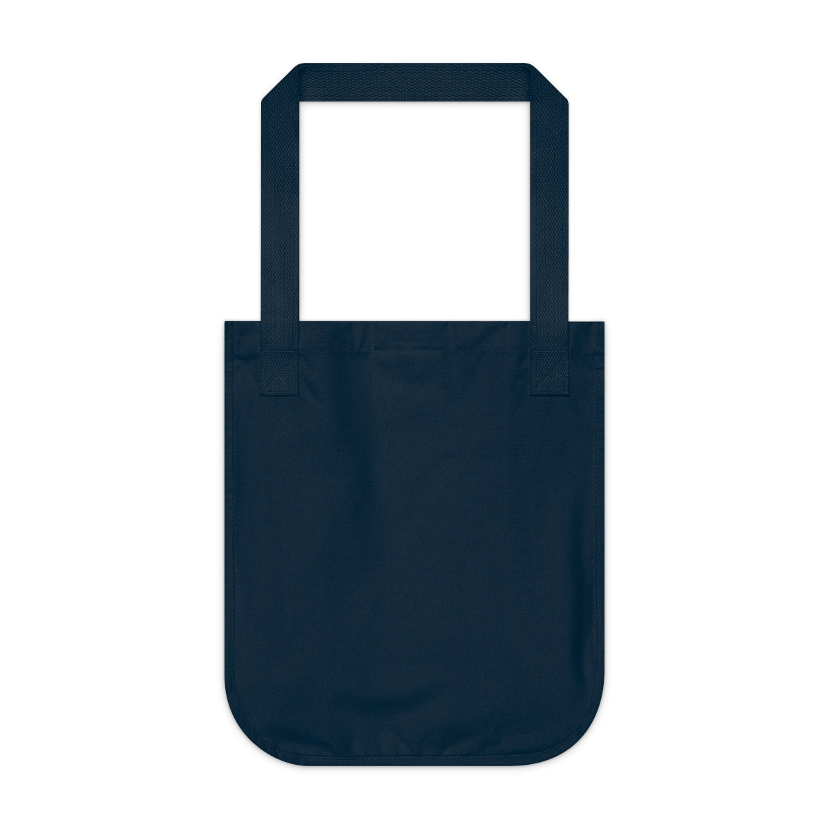 Personalized Organic Canvas Tote Bag — back