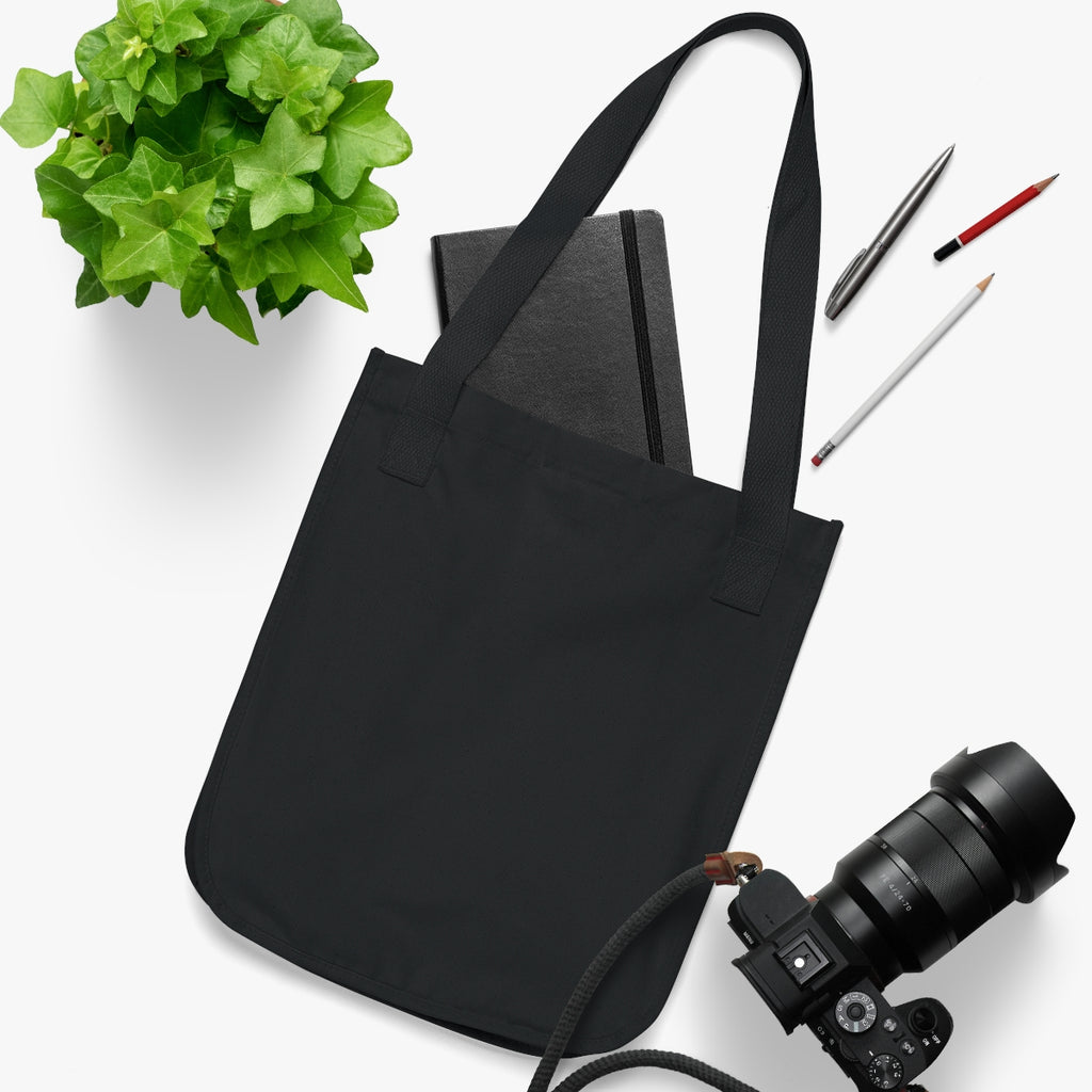 Personalized Organic Canvas Tote Bag — front