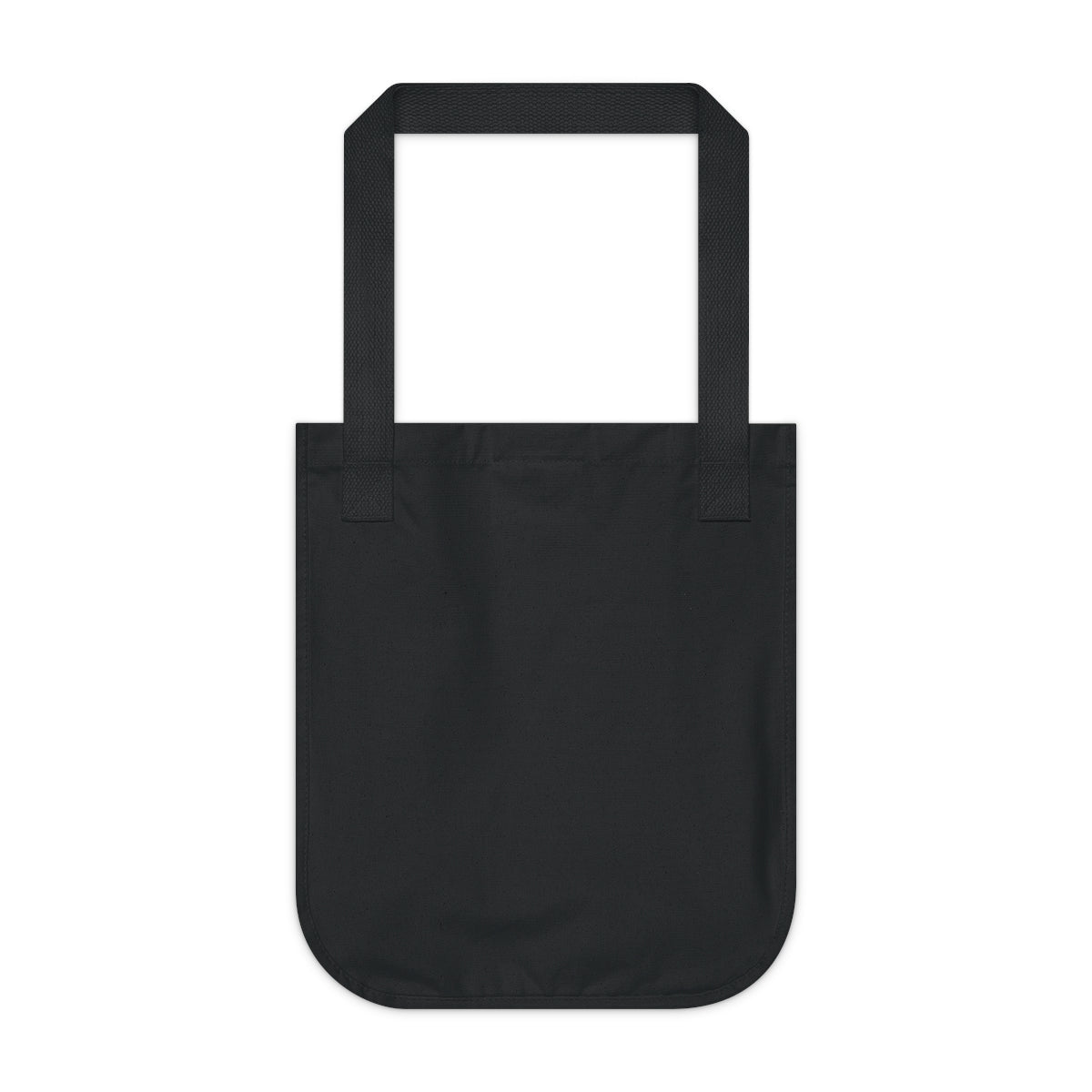 Personalized Organic Canvas Tote Bag — back