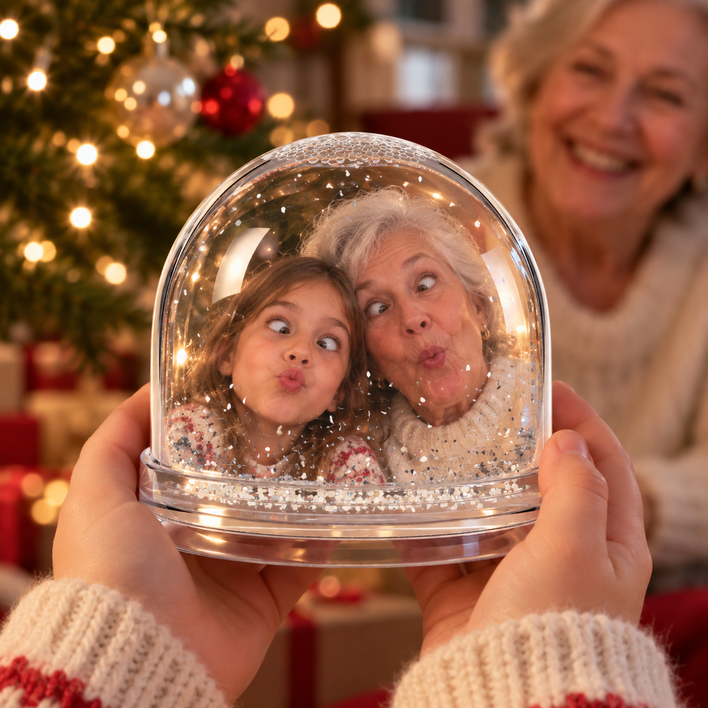 Sheloves personalized hero · Snow Globe · batch-001